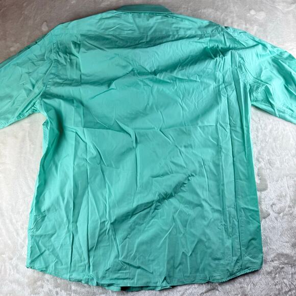 Tommy Hilfiger Button Down Shirts Lot of 2 Long Sleeve Men's 17.5 Casual Office - Picture 7 of 8